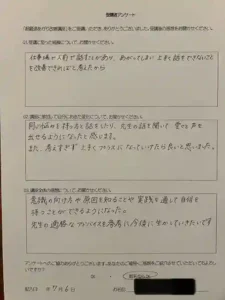 実践を通して自信を持てた。(東京)感想文